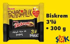 ÜLKER BİSKREM 3'LÜ BİSKÜVİ 300 G